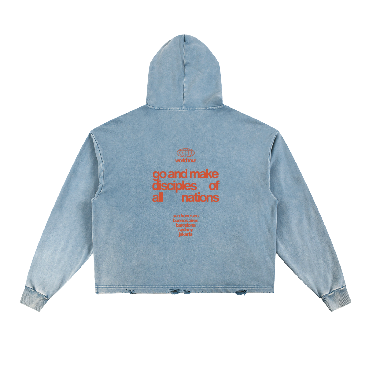 make make disciples of all nations | distressed boxy