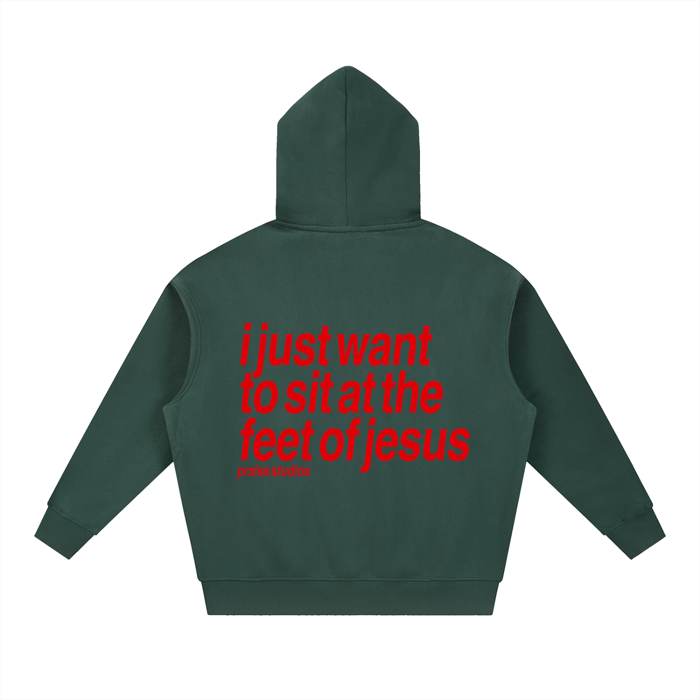i just want to sit at the feet of jesus | boxy hoodie