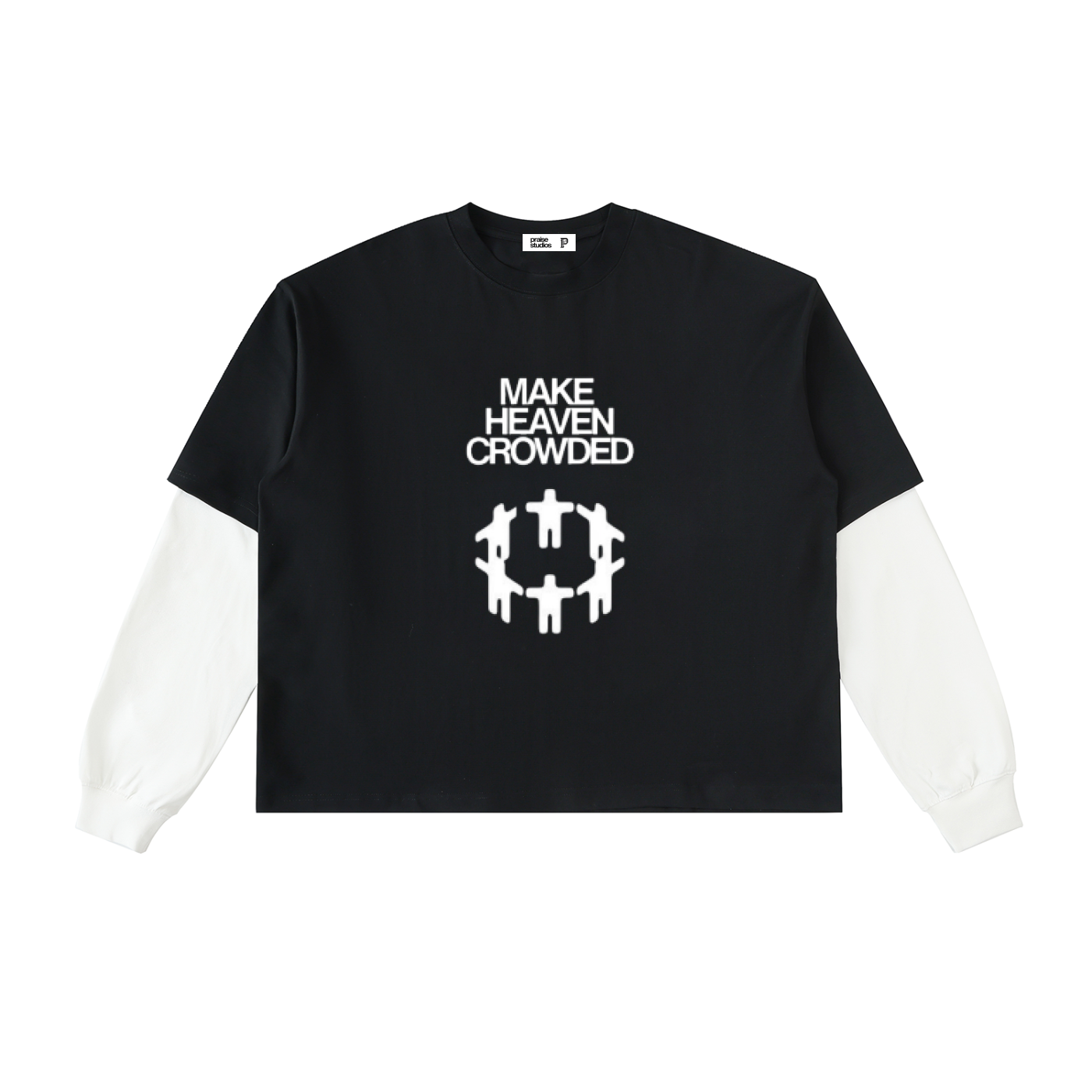 make heaven crowded | layered boxy shirt