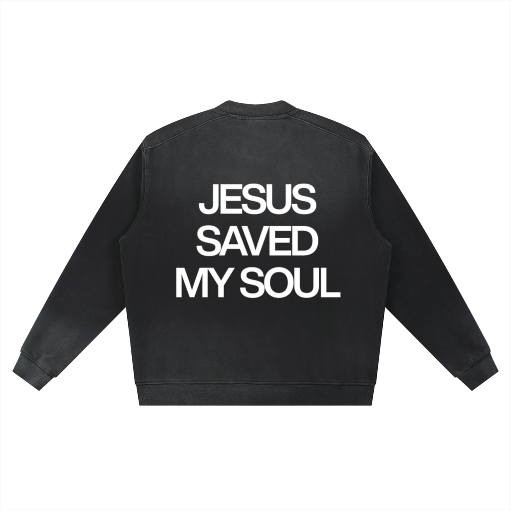 jesus saved my soul | baseball jacket