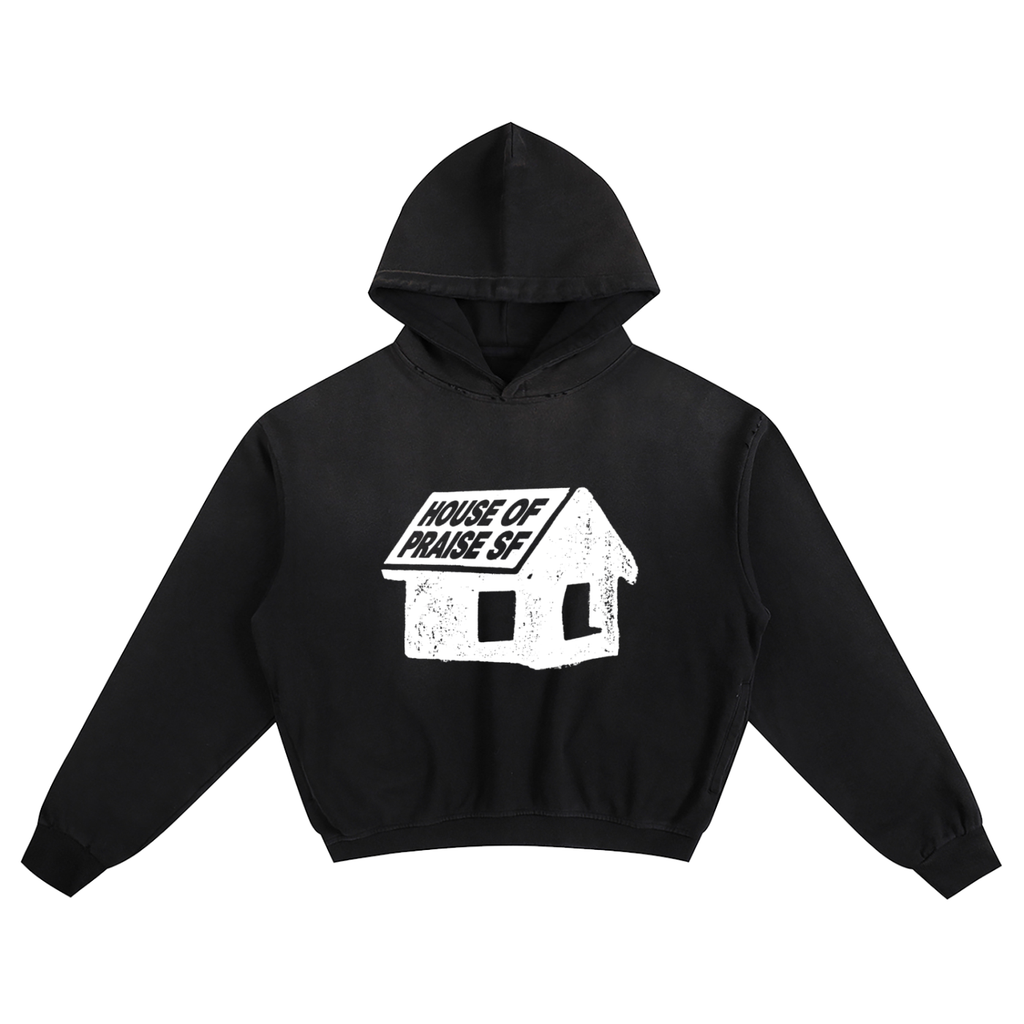 1 YEAR | sunfade boxy hoodie