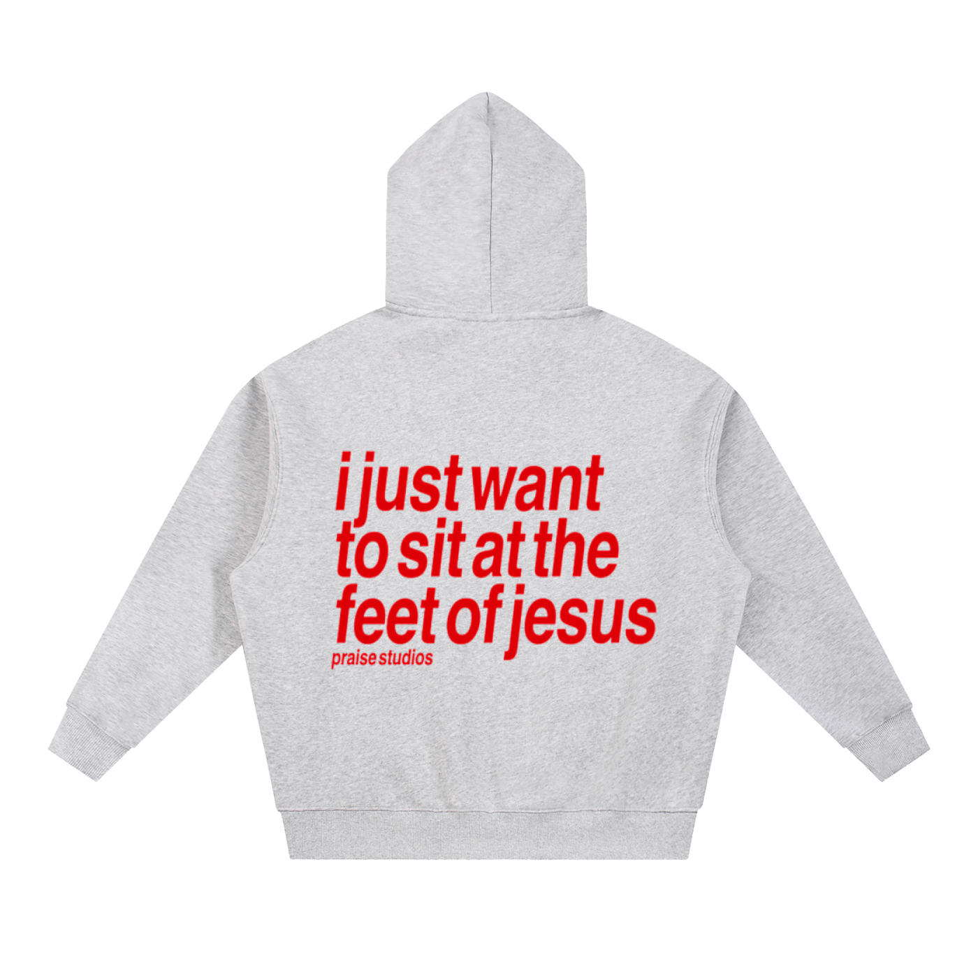 i just want to sit at the feet of jesus | boxy hoodie