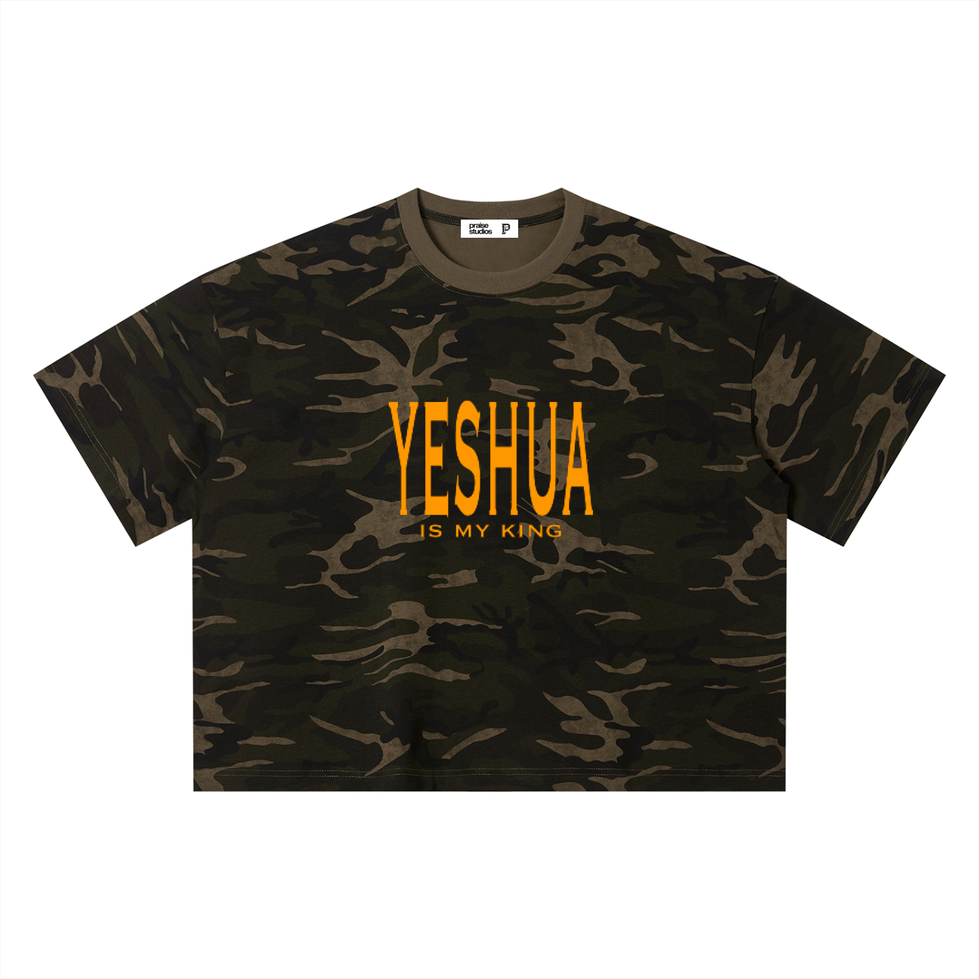 yeshua is king | camo boxy