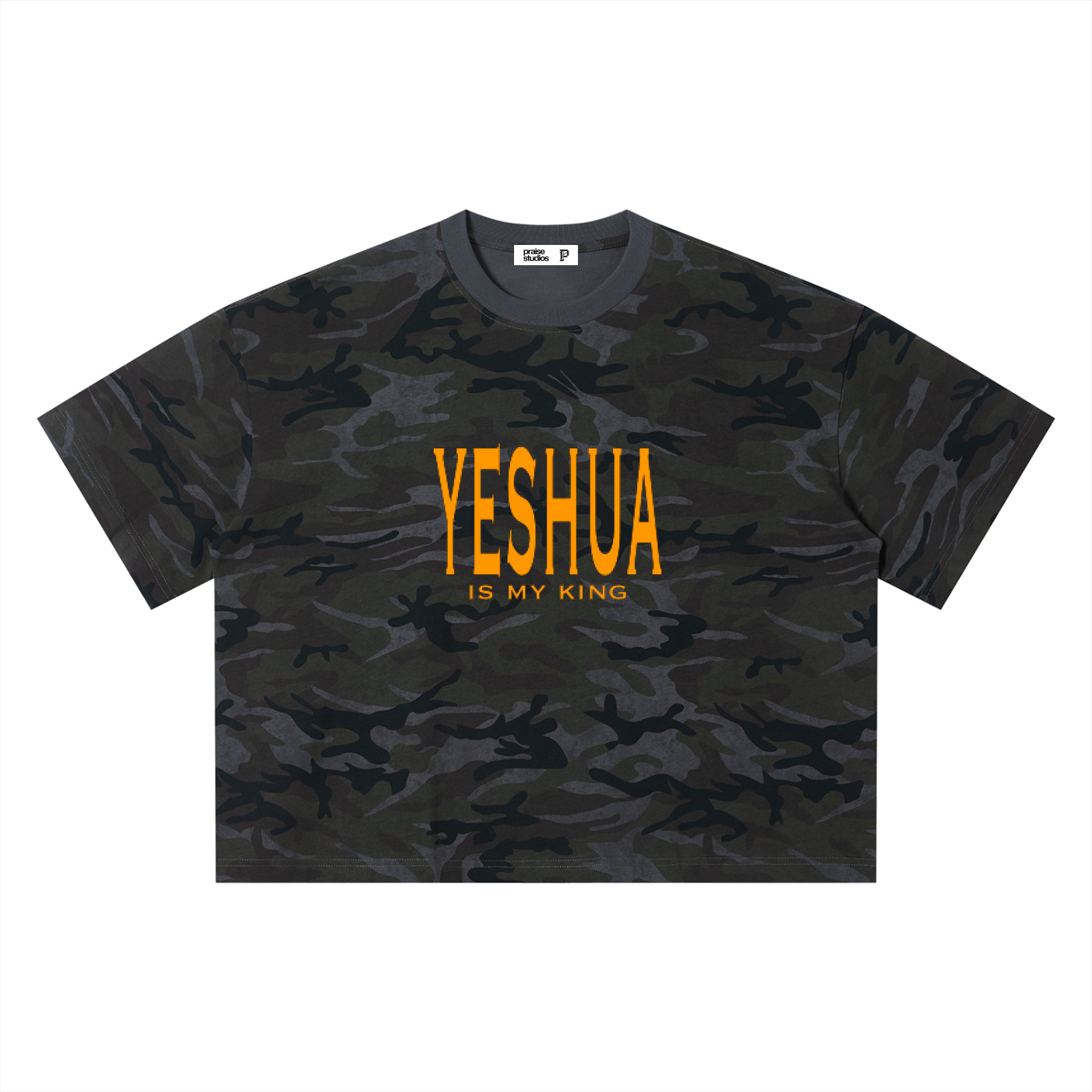 yeshua is king | camo boxy