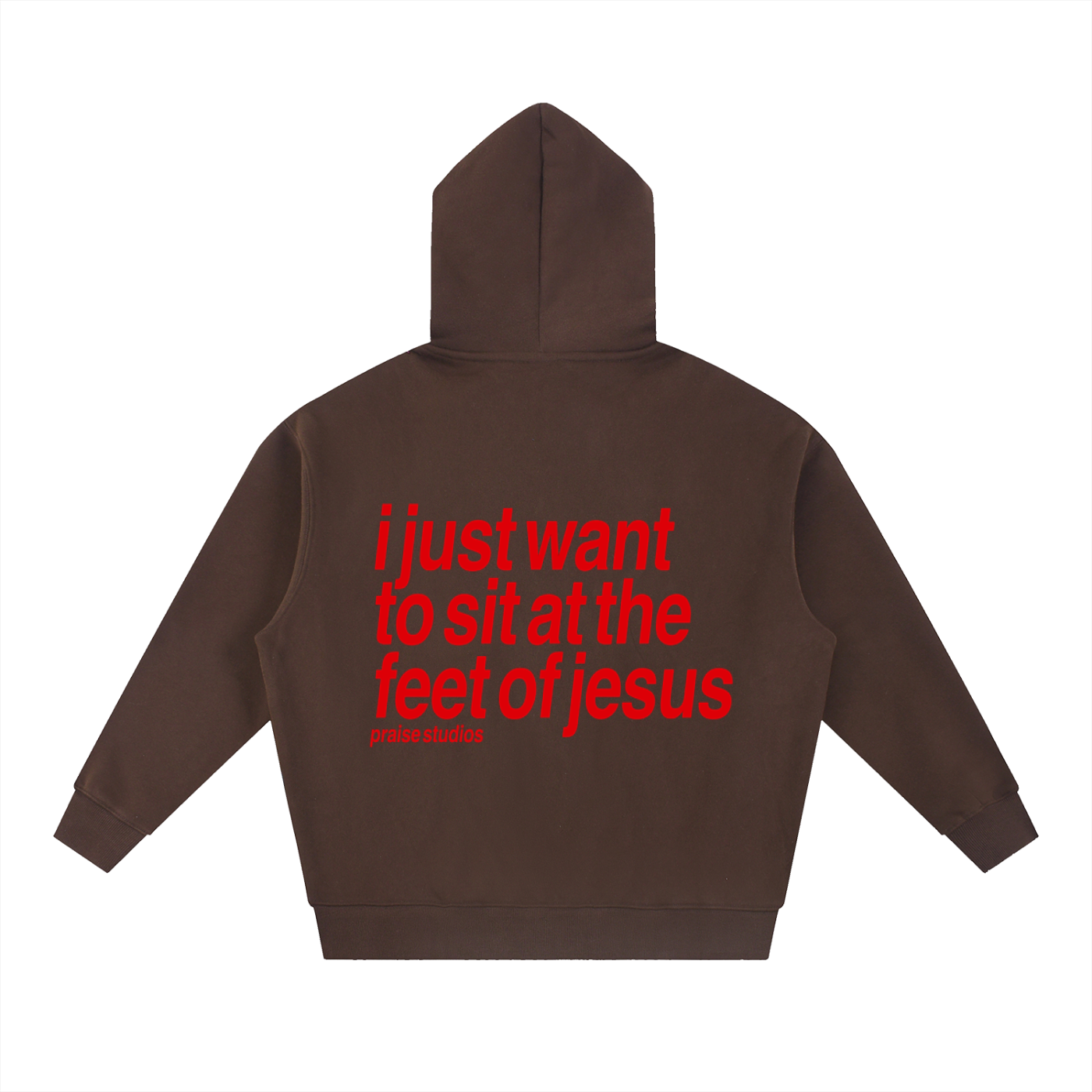 i just want to sit at the feet of jesus | boxy hoodie