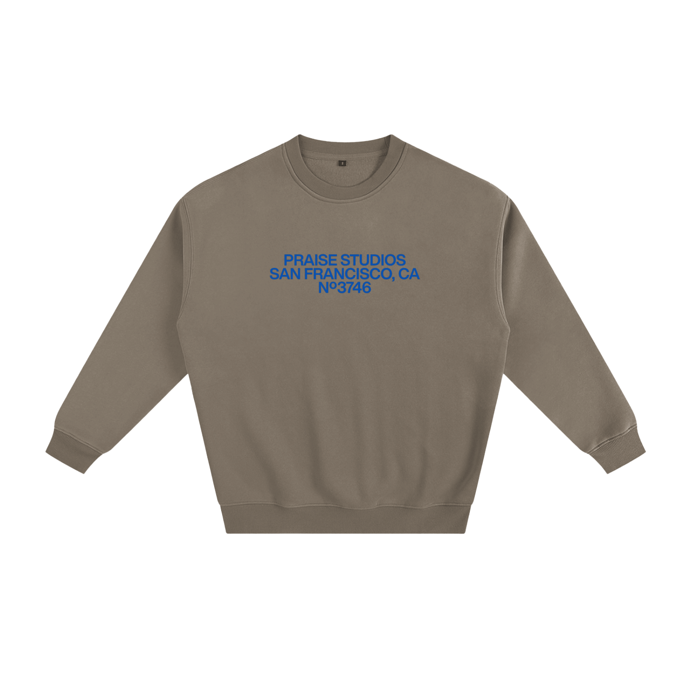 praise studios | fleece crewneck