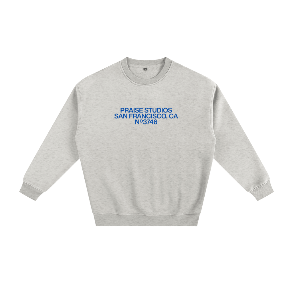 praise studios | fleece crewneck