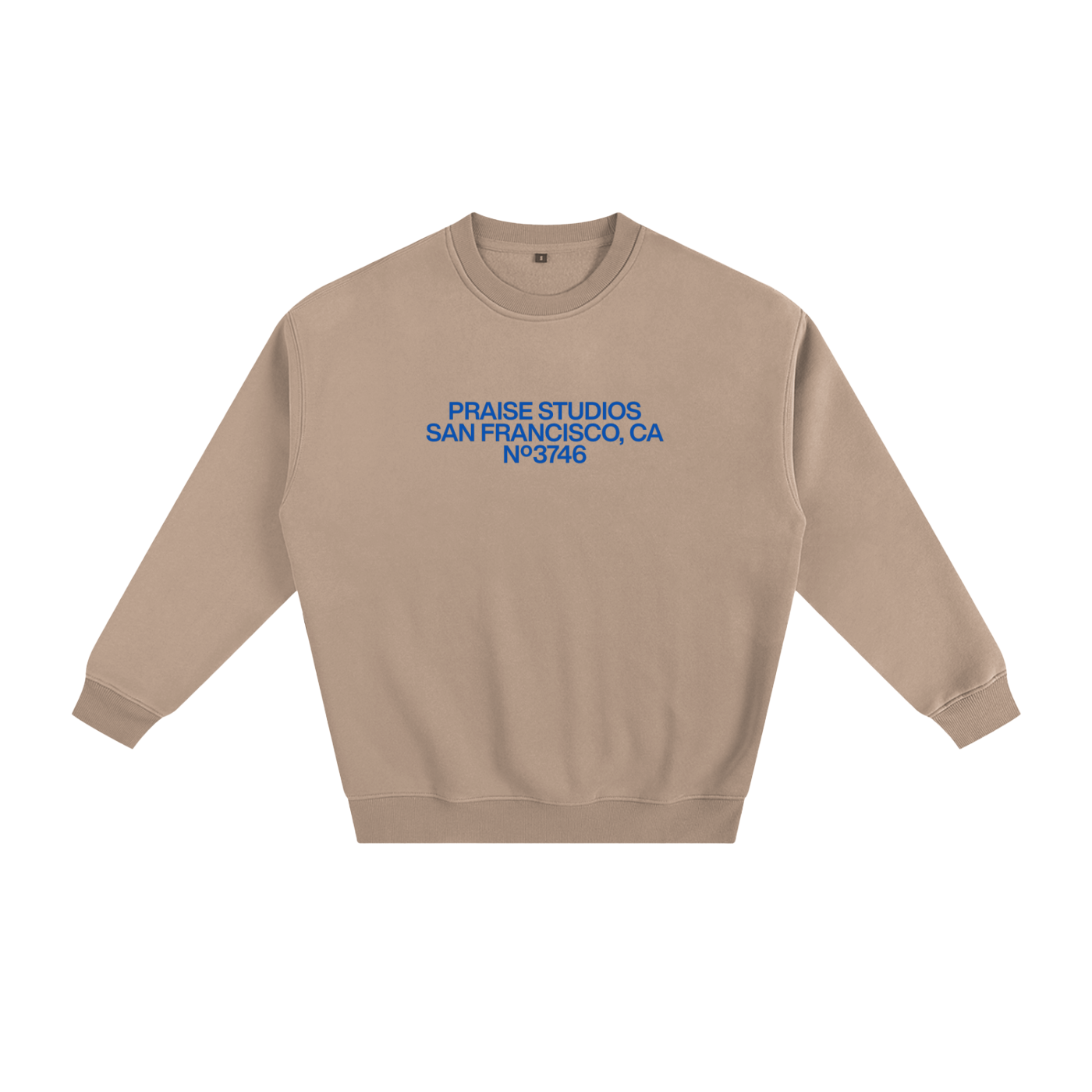 praise studios | fleece crewneck