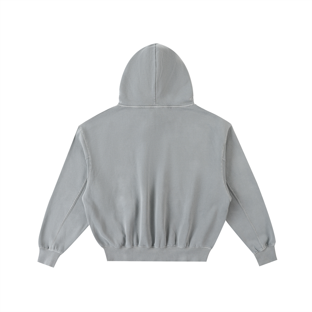 JLY EMBROIDERY | frayed hoodie