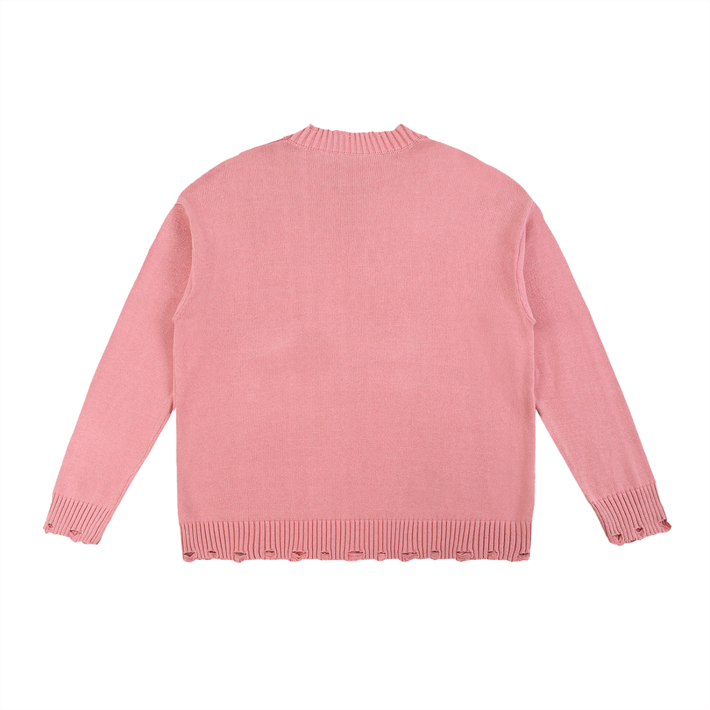 saved by jesus | frayed sweater