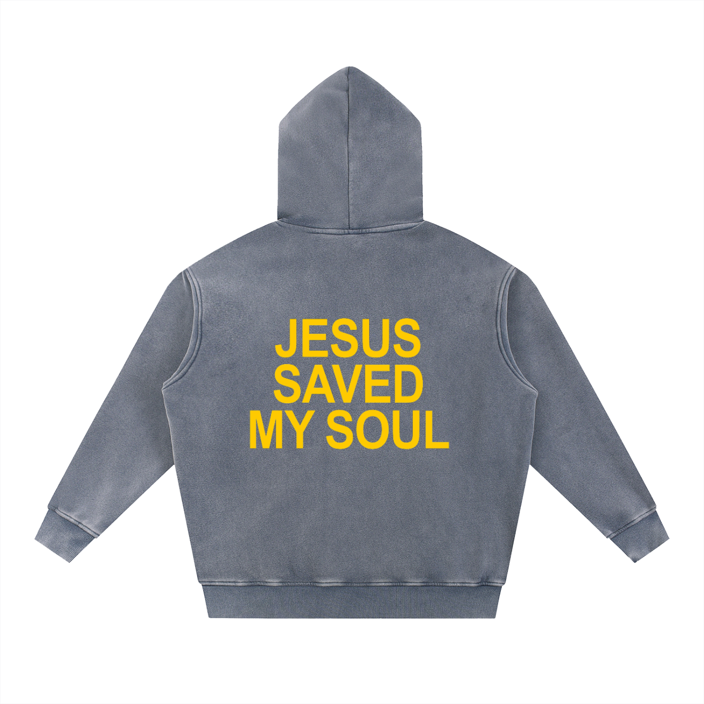 Snow Wash Fleece Oversize Hoodie