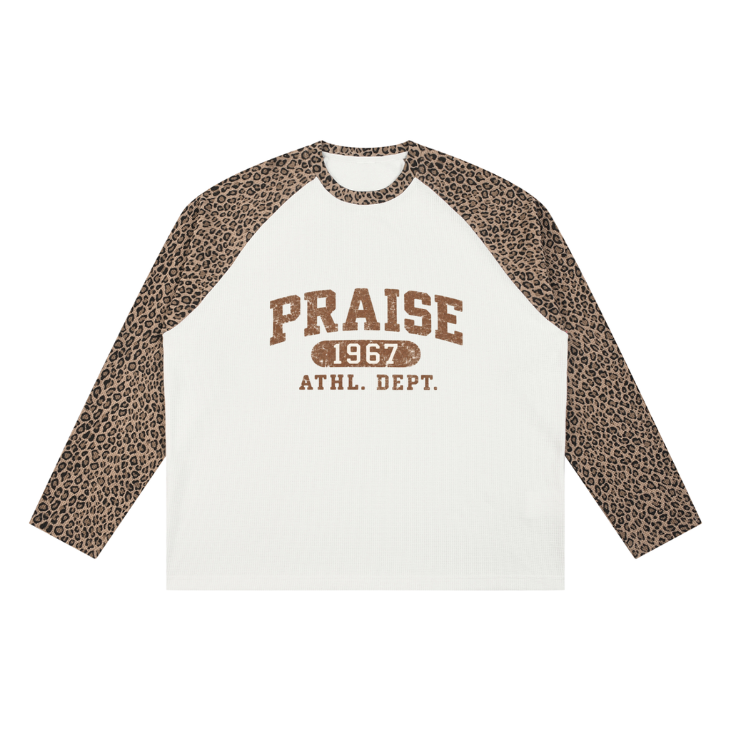 praise athletic dept. | leopard raglan