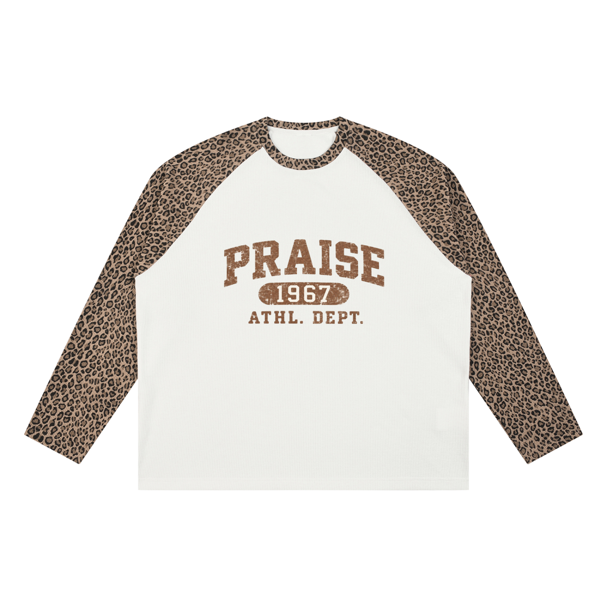 praise athletic dept. | leopard raglan
