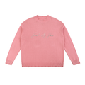 saved by jesus | frayed sweater