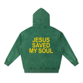 Snow Wash Fleece Oversize Hoodie