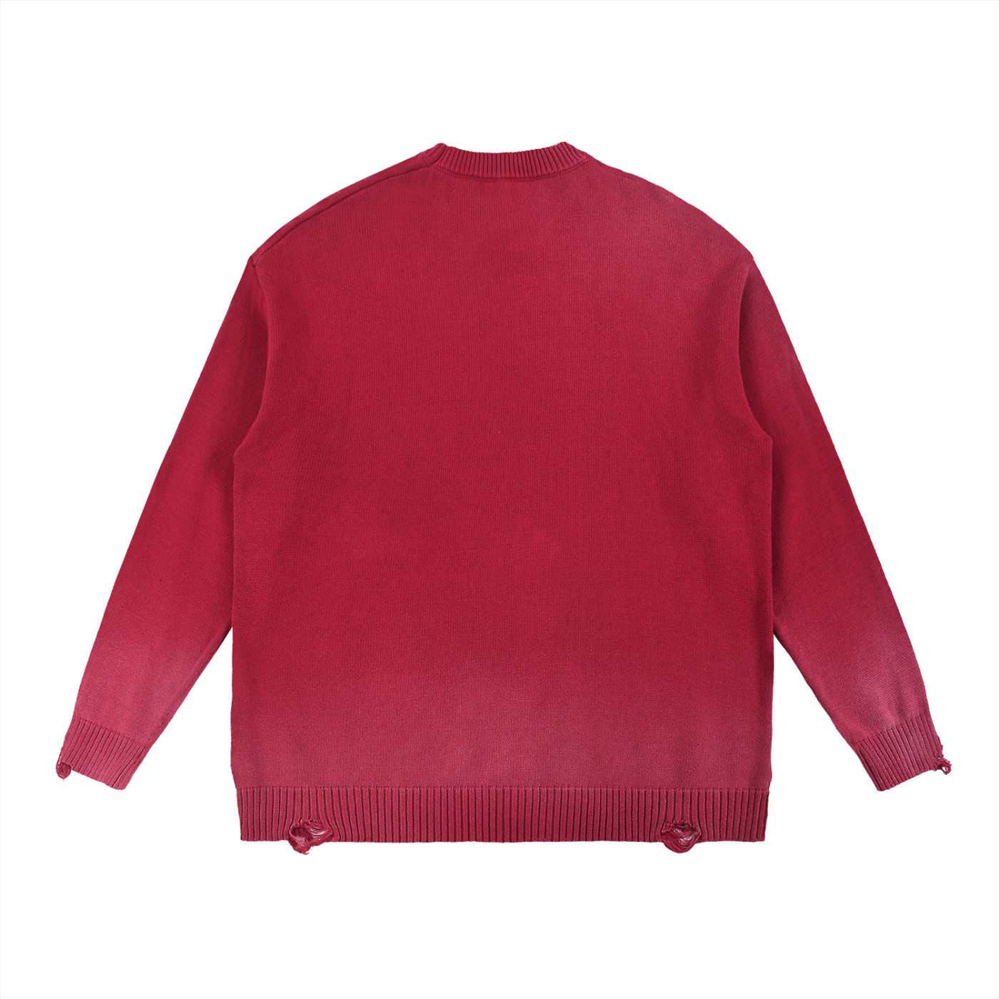 praise collection | sunfade ripped knit