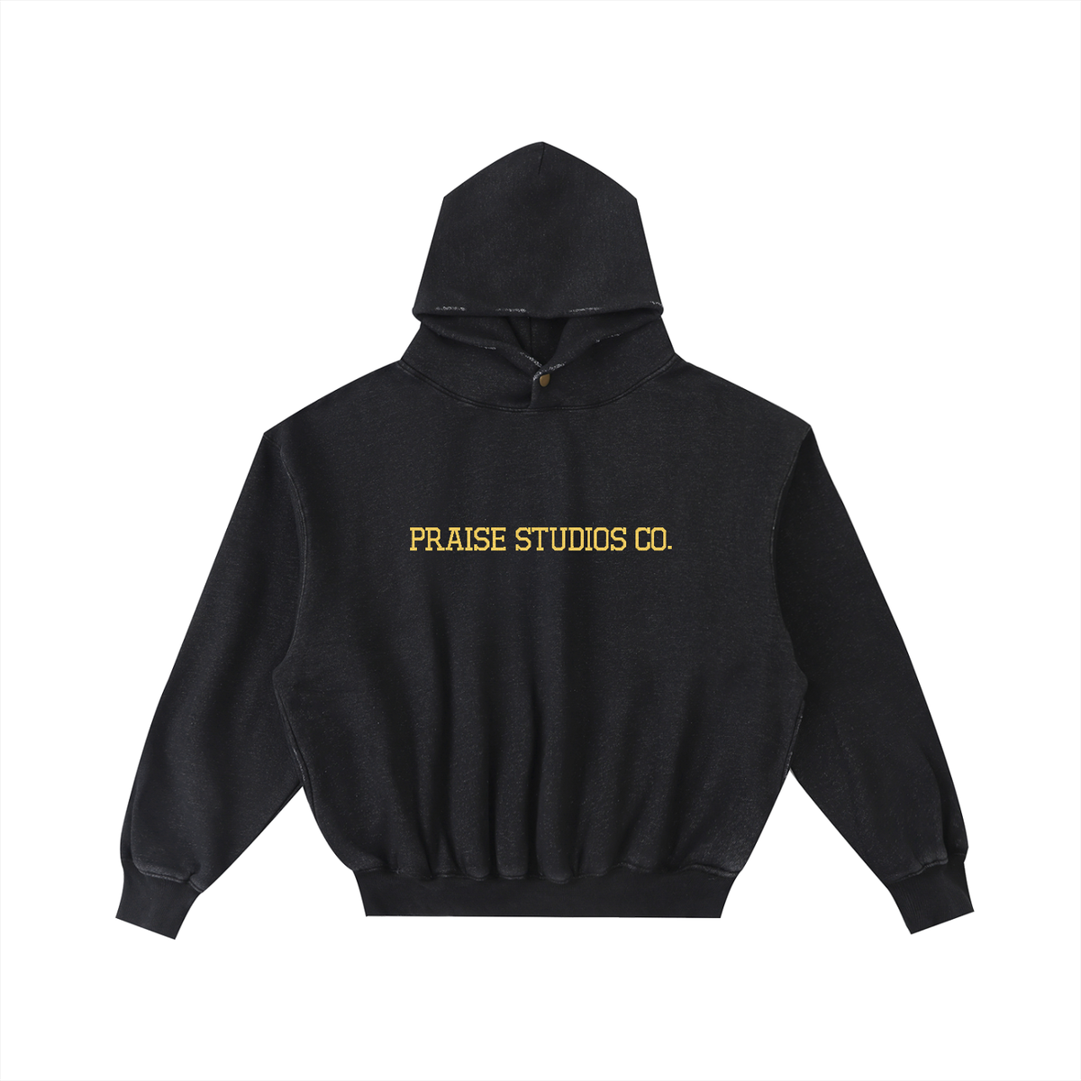 praise studios co. | frayed embroidered hoodie