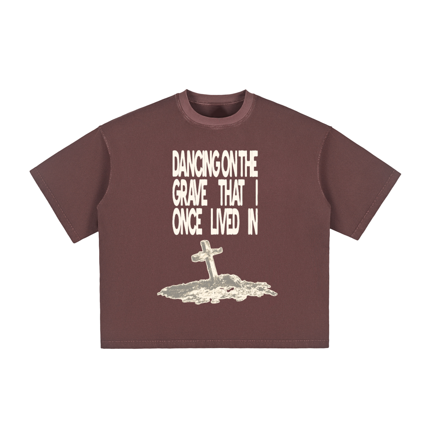 dancing on the grave | boxy shirt
